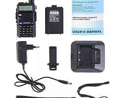 BAOFENG UV-5R Extra Long Range Professional Walkie Talkies Two Way Handheld Radios - Image 6/10