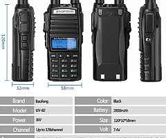 Baofeng UV-82 Professional Walkie Talkies Extra Long Range Handheld Two Way Radios - Image 3/10