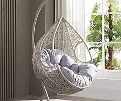 RATTAN SWING EGG CHAIR - Brand New - Showroom Dublin 15 - DELIVERY 