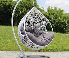 RATTAN SWING EGG CHAIR - Brand New - Showroom Dublin 15 - DELIVERY 