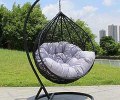 RATTAN SWING EGG CHAIR - Brand New - Showroom Dublin 15 - DELIVERY 