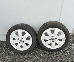 15" Alloy Wheels. 4 stud.