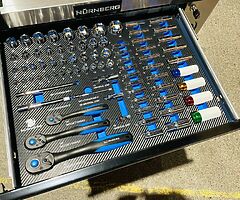 7 Drawer Tool Box complete with 6 drawers of 399pcs Tools