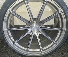 Ispiri ffr1 20inch alloys 5x112 fitment staggered - Image 3/9