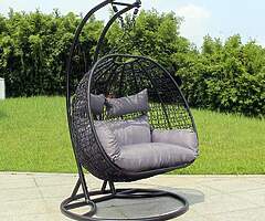 DOUBLE SWING EGG CHAIR - FAST DELIVERY 