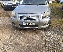 2008 Avensis 1.6Nct Oct 22 €1495