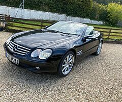 2005 2005 MERCEDES SL 350 3.7 PETROL AUTOMATIC CABRIOLET CONVERTIBLE LEATHER INT  SL 350