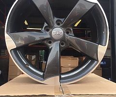 BRAND NEW TTRS ALLOY WHEELS TYRES 18” VW GOLF PASSAT SEAT SKODA