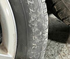 2x sets BMW genuine alloys R17 and R16