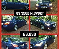 BMW 520D M.SPORT 6 SPEED SALOON  (09) @ REDDY 2 DRIVE LTD KILDARE