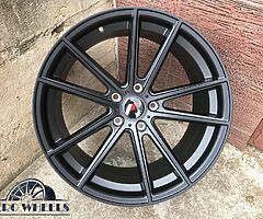 JR style alloy wheels 19'' 5x120 staggered concaved