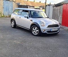 2009 mini clubman 1.6 disel cheap tax 190e per yer may  swap