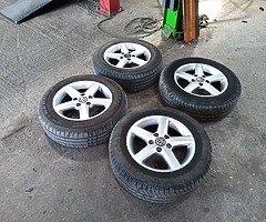 15 inch New tyres alloys for sale