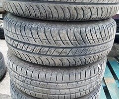 15 inch New tyres alloys for sale