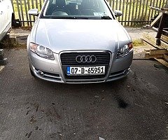 For parts Audi A4 1.6 petrol 2007