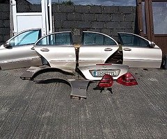 Parts from Mercedes E class