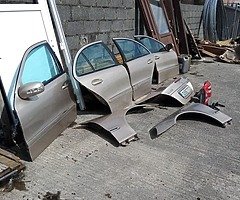 Parts from Mercedes E class