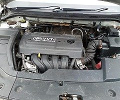For parts Toyota avensis 1.6 petrol 2008