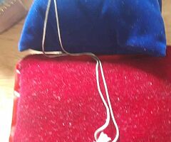 Ladies silver chain and pendant - Image 4/10