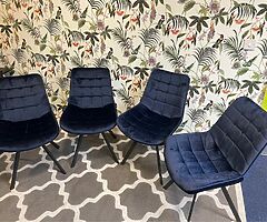 VELVET DINING CHAIRS - Brand New - DELIVERY  - Image 4/8