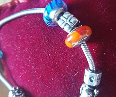 Ladies pandora charm bracelet - Image 6/10