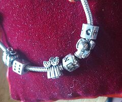 Ladies pandora charm bracelet - Image 7/10