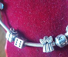Ladies pandora charm bracelet - Image 8/10