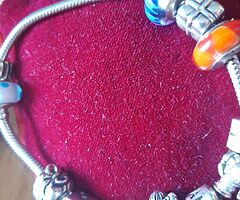 Ladies pandora charm bracelet - Image 9/10