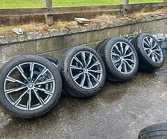 Bmw g05 x5 20inch genuine alloy wheels with tyres for sale