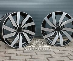 VW Advance style alloy wheels 16'' 5x112 - Image 4/8