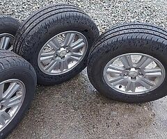 4 brand new tires with commercial wheels of roald - Image 4/7