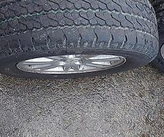 4 brand new tires with commercial wheels of roald - Image 7/7