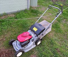 Honda self-drive lawn mower for sale