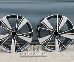 VW Bakersfield style alloy wheels 17'' / 18'' 5x112