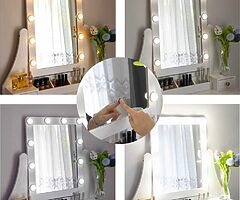 DRESSING TABLE WITH HOLLYWOOD LIGHTS - Brand New - DELIVERY 