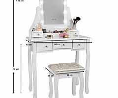 DRESSING TABLE WITH HOLLYWOOD LIGHTS - Brand New - DELIVERY  - Image 3/6