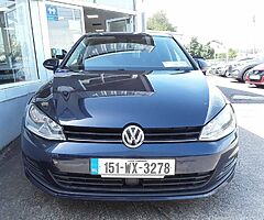 2015 2015 VOLKSWAGEN GOLF BLUEMOTION 1.6 TDI 105 BHP NCT 10/23 OR 642 P/M  GOLF
