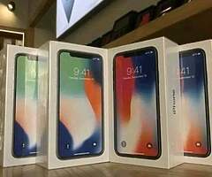 BRAND NEW IPHONE X 
SEALED IN BOX (256GB) with free Airpords

Condition : Brand new 
lock status: Fa