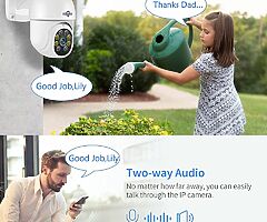101eur 【2K+Auto Tracking】Security Camera Outdoor with Color Night Vision,3MP PTZ Digital Zoom Wifi - Image 8/9