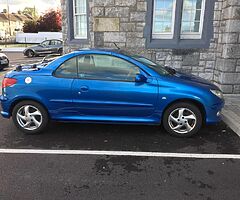 Peugeot 206cc, convertible,  1.6i!