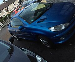 Peugeot 206cc, convertible,  1.6i!