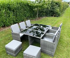 CUBE GARDEN RATTAN SET - 10 SEATER - DELIVERY  - Image 4/4