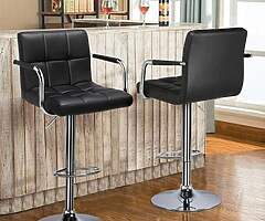 HIGH BAR STOOLS - Adjustable Gas Height - DELIVERY 