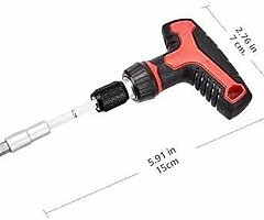 24 eur 27-Piece Magnetic T-Handle Ratchet Wrench and Screwdriver