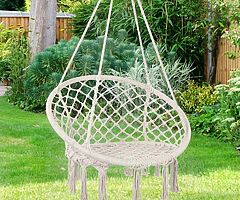 LOVELY SWING CHAIR & CUSHIONS + All Fixing - DELIVERY 