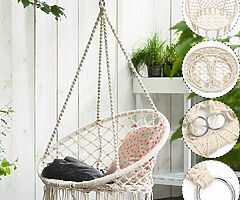 LOVELY SWING CHAIR & CUSHIONS + All Fixing - DELIVERY  - Image 3/10