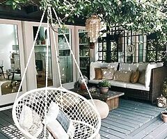 LOVELY SWING CHAIR & CUSHIONS + All Fixing - DELIVERY  - Image 6/10