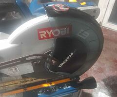 Ryobi  bench  saw  and  steel  table  working  good   steel  cutting  blade  in  it  can  be  change