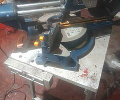 Ryobi  bench  saw  and  steel  table  working  good   steel  cutting  blade  in  it  can  be  change - Image 3/3