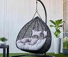DOUBLE SWING EGG CHAIR / DELIVERY